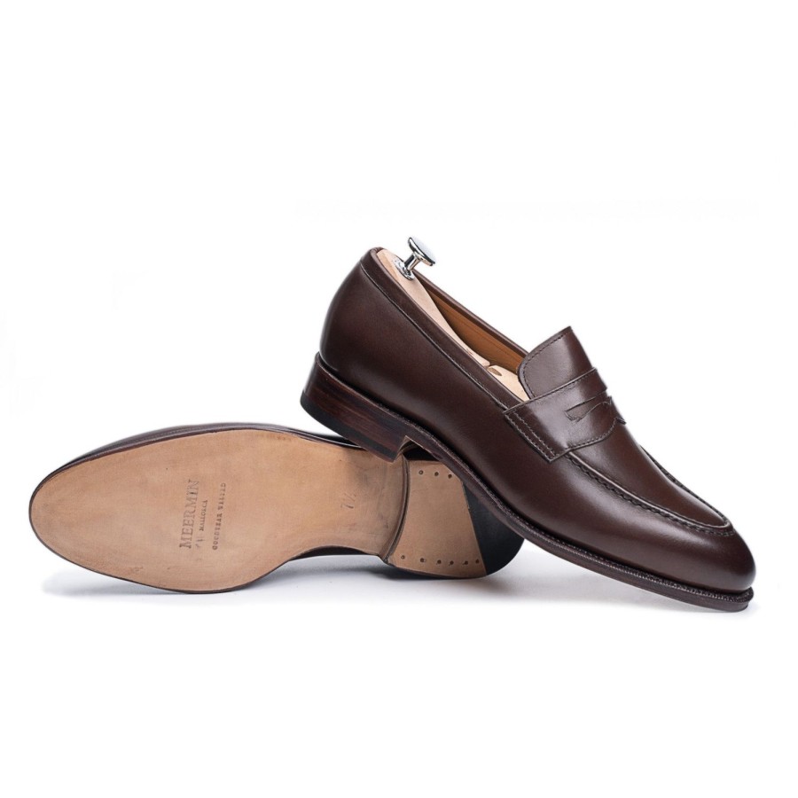 Meermin 101484 - Expresso Antique Calf - E | Men Loafers