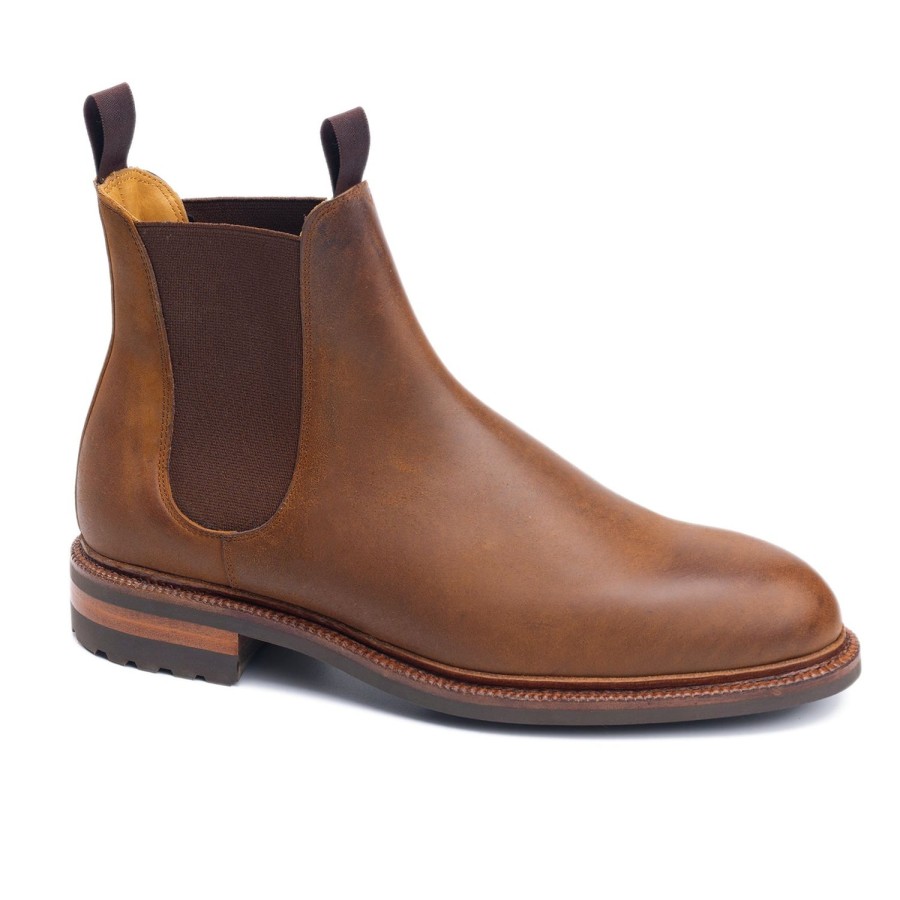 Meermin 116080 - Tobacco Waxy Shell Cordovan - E (Ultraflex System) | Men Shell Cordovan