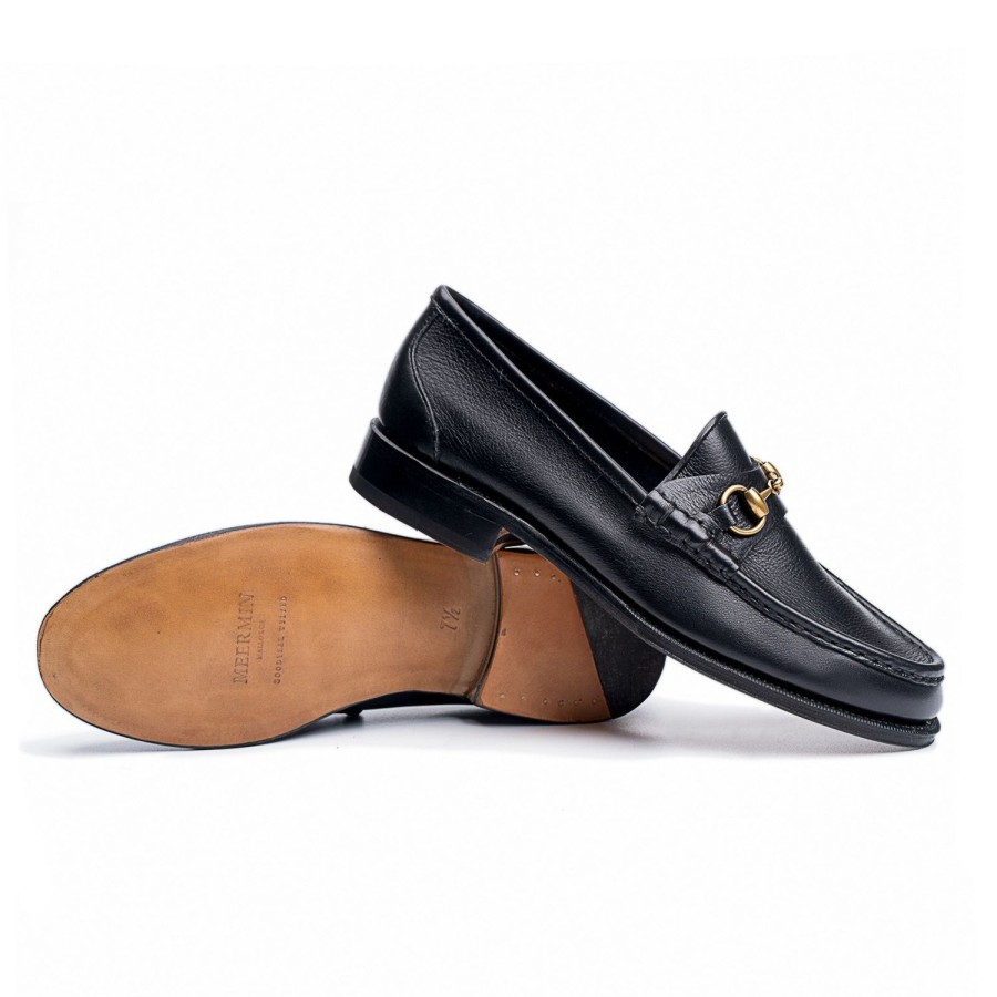 Meermin 114673 - Black Soft Calf - E | Men Loafers