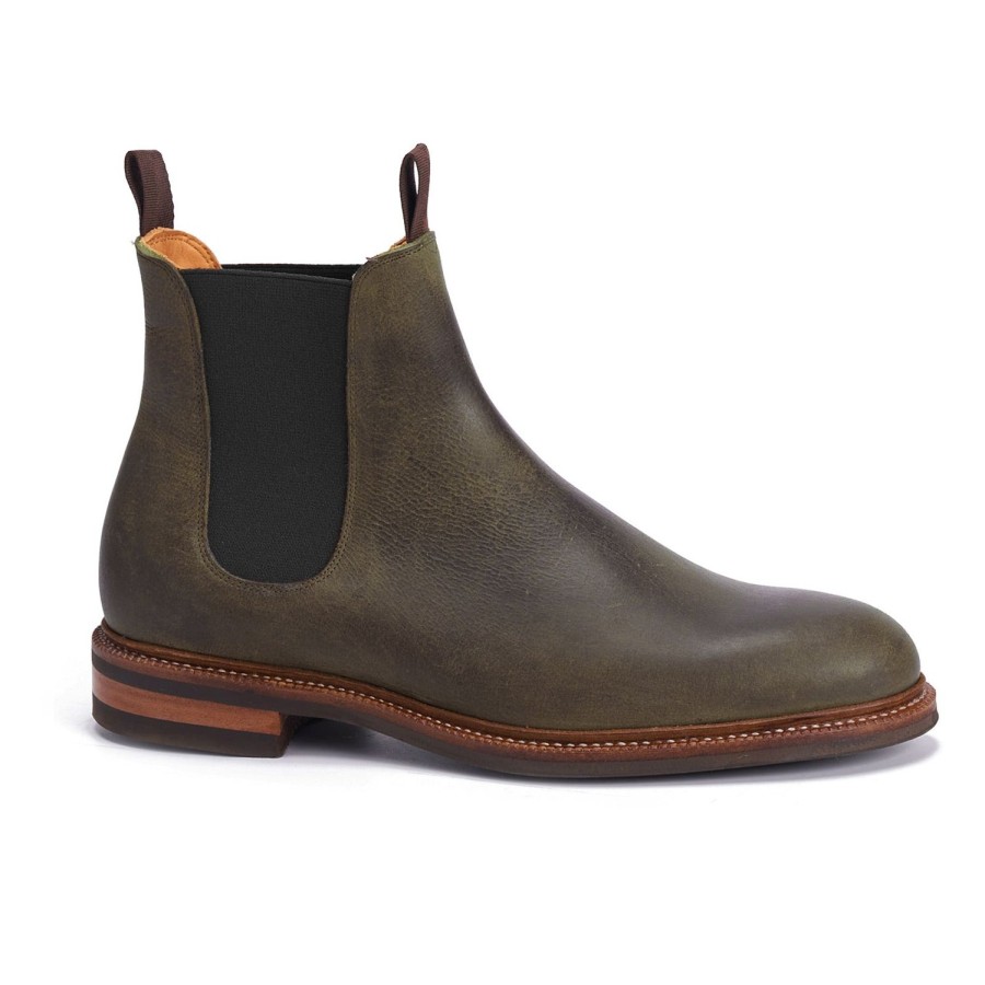 Meermin 101052 - Caper Green Waxy Kudu - E | Men Boots