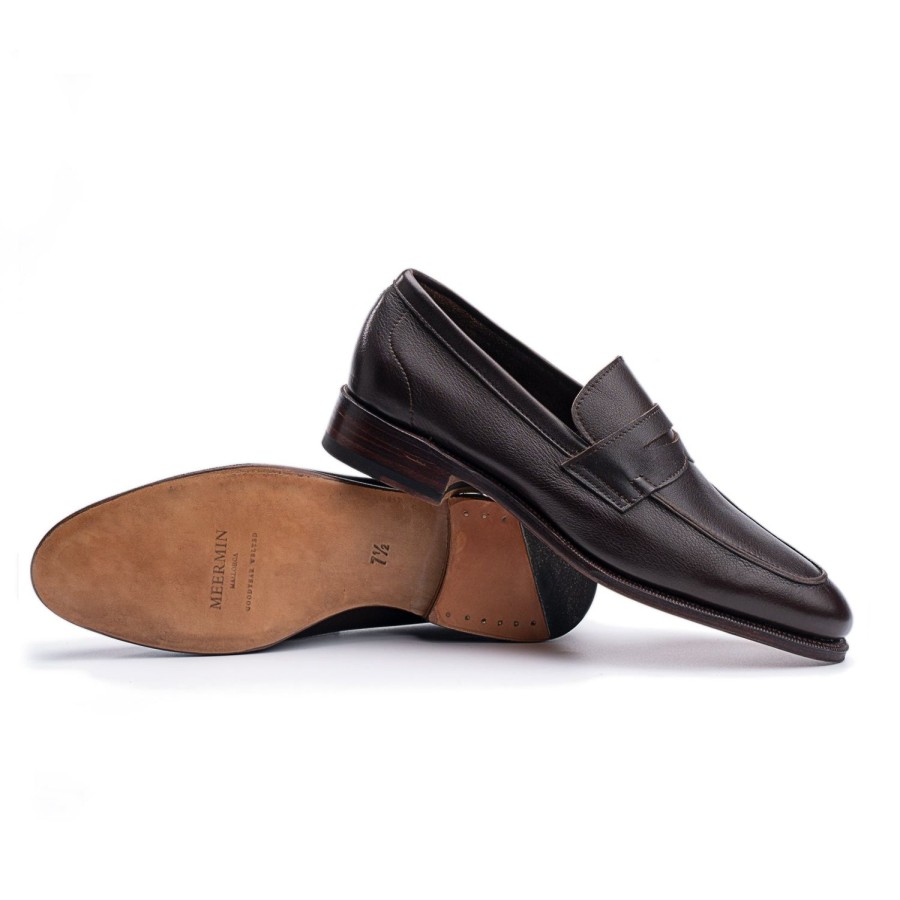 Meermin 114414 - Dark Brown Softcalf - E | Men Loafers