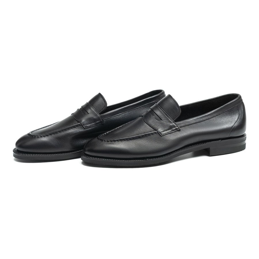 Meermin 514511 - Black Softcalf - E | Men Loafers