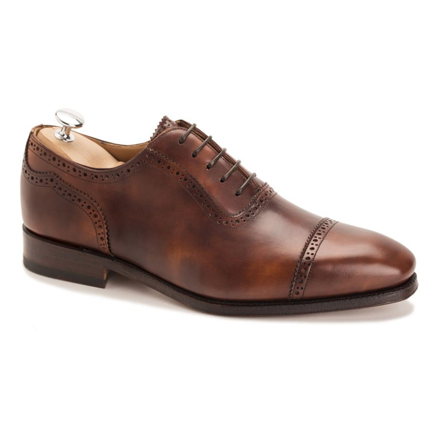 Meermin 101565 - Cognac Museum Calf - E | Men Oxfords