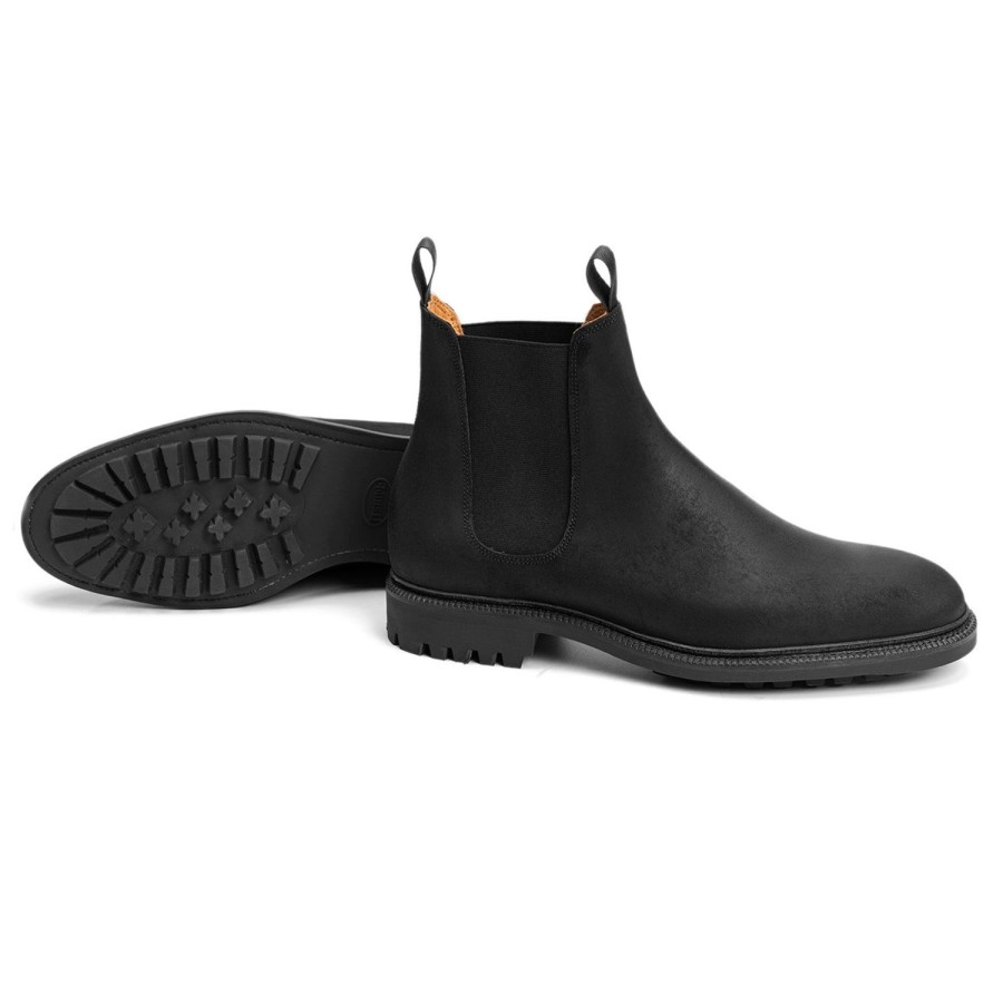 Meermin 516054 - Black Waxy Commander - E (Ultraflex System) | Men Boots