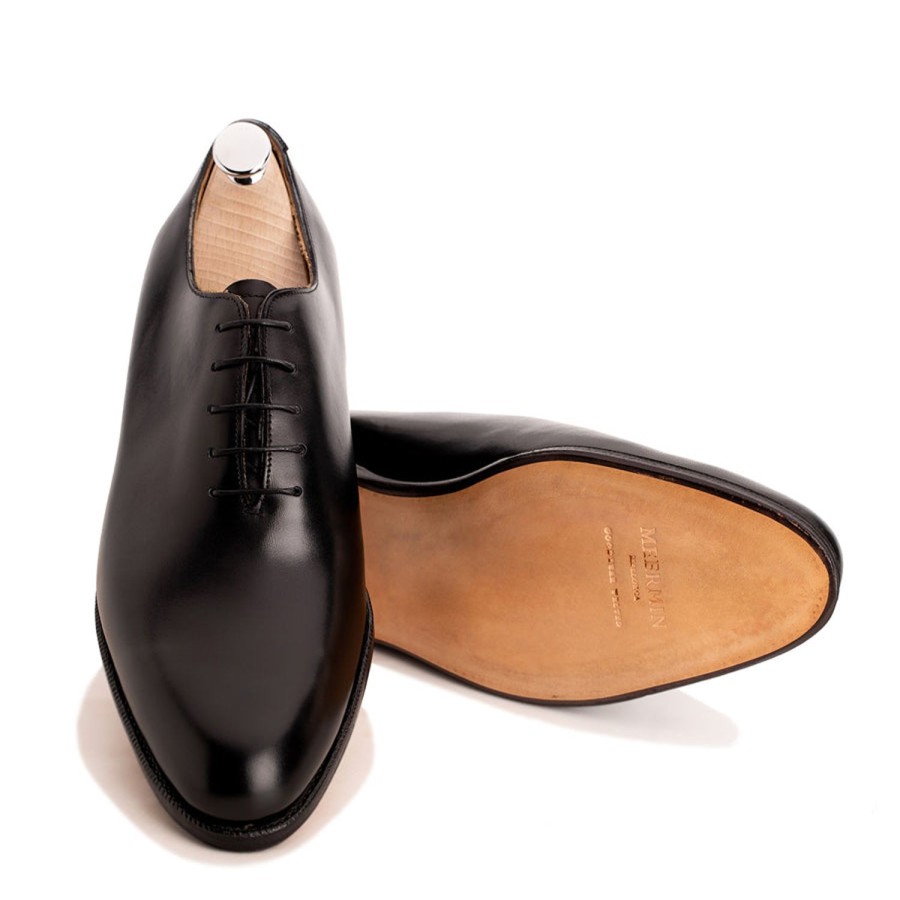 Meermin 101240 - Black Calf - E | Men Oxfords