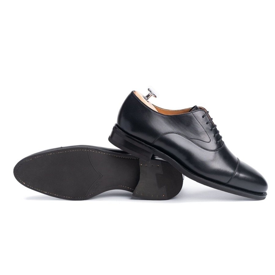 Meermin 101430 - Black Calf - E | Men Oxfords