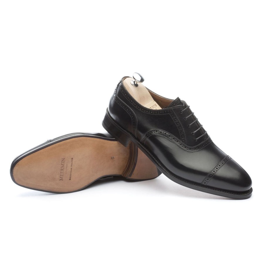 Meermin 101513 - Black Calf - E | Men Oxfords