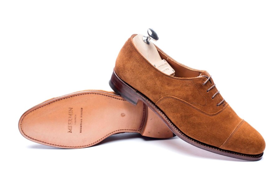 Meermin 201418 - Snuff Suede - E | Women Oxfords