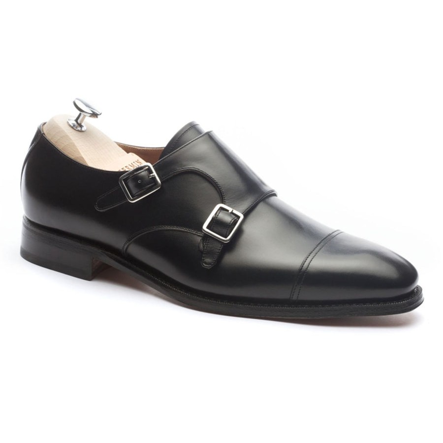 Meermin 101541 - Black Calf - E | Men Buckles