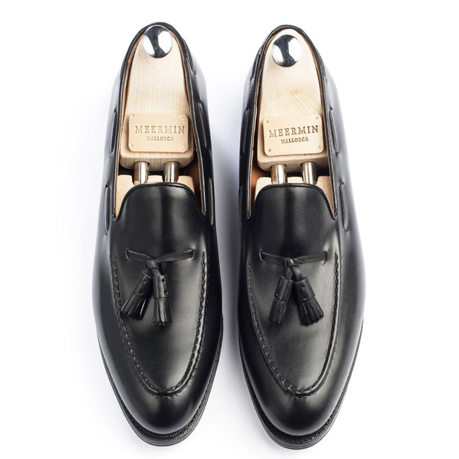 Meermin 101381 - Black Calf - E | Men Loafers