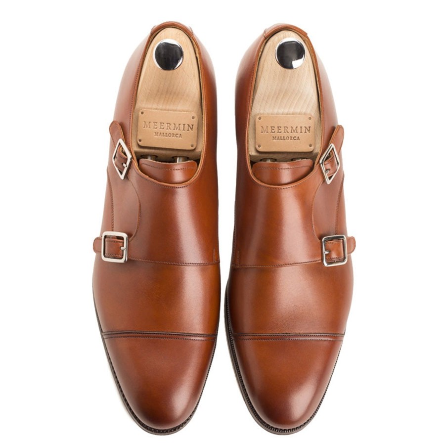 Meermin 101341 - Copper Antique Calf - E | Men Buckles