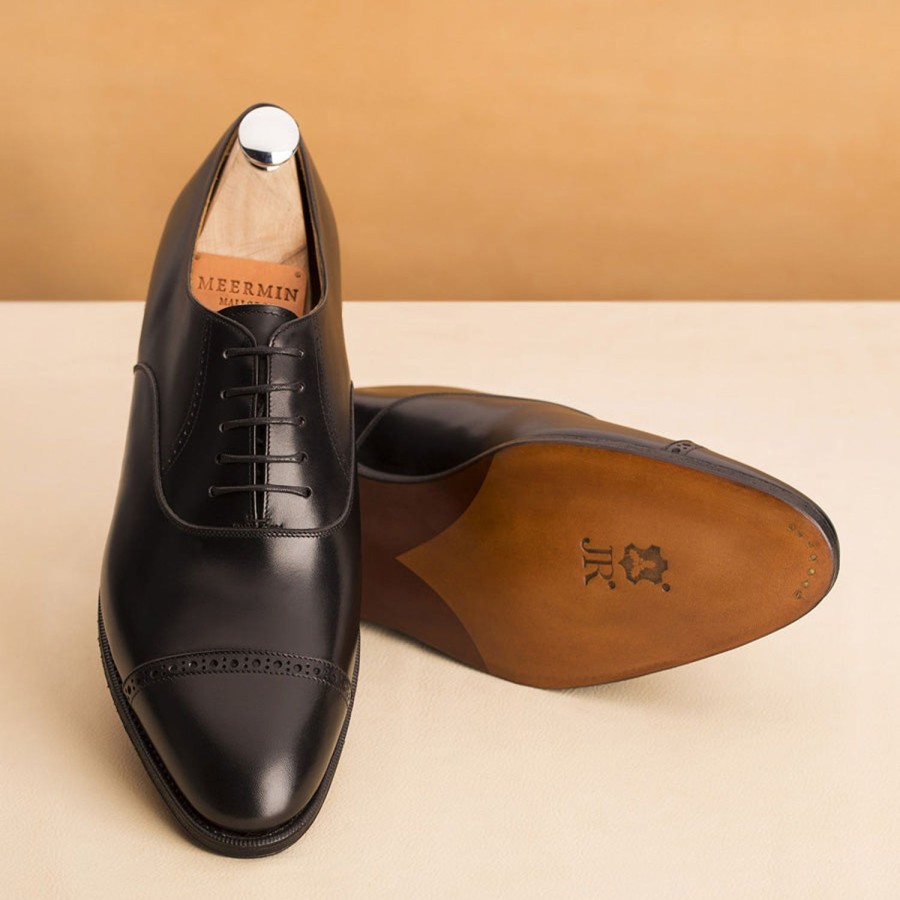 Meermin 102630 - Black Freudenberg - E | Men Handwelted