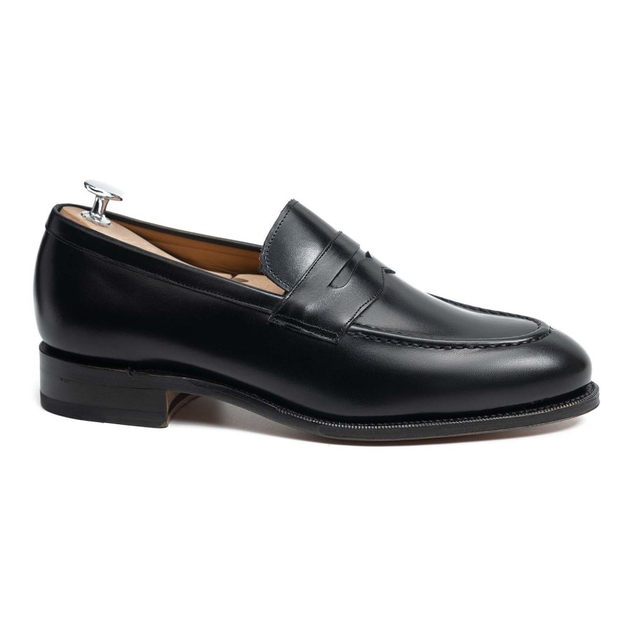 Meermin 101484 - Black Calf - E | Men Loafers