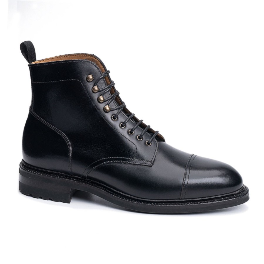 Meermin 516210 - Black Calf - E (Ultraflex System) | Men Boots