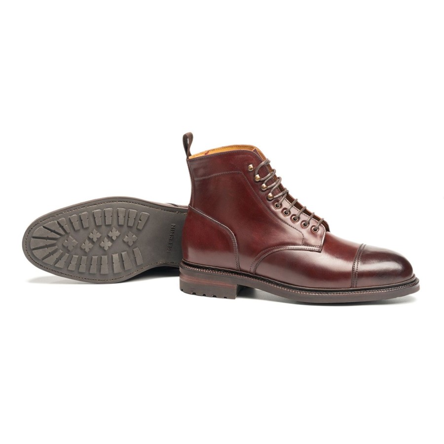 Meermin 116210 - Burgundy Heritage Shell Cordovan - E (Ultraflex System) | Men Shell Cordovan