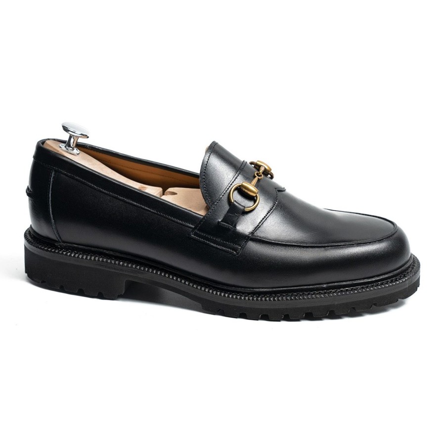 Meermin 514633 - Black Calf - E | Men Loafers