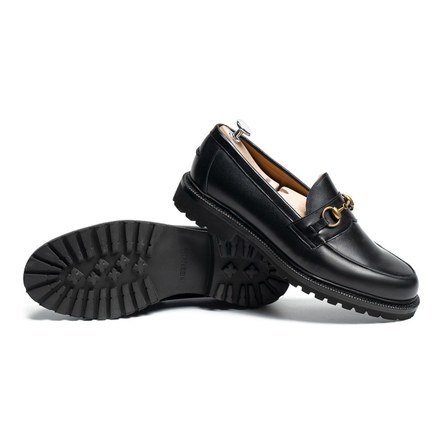 Meermin 514633 - Black Calf - E | Men Loafers