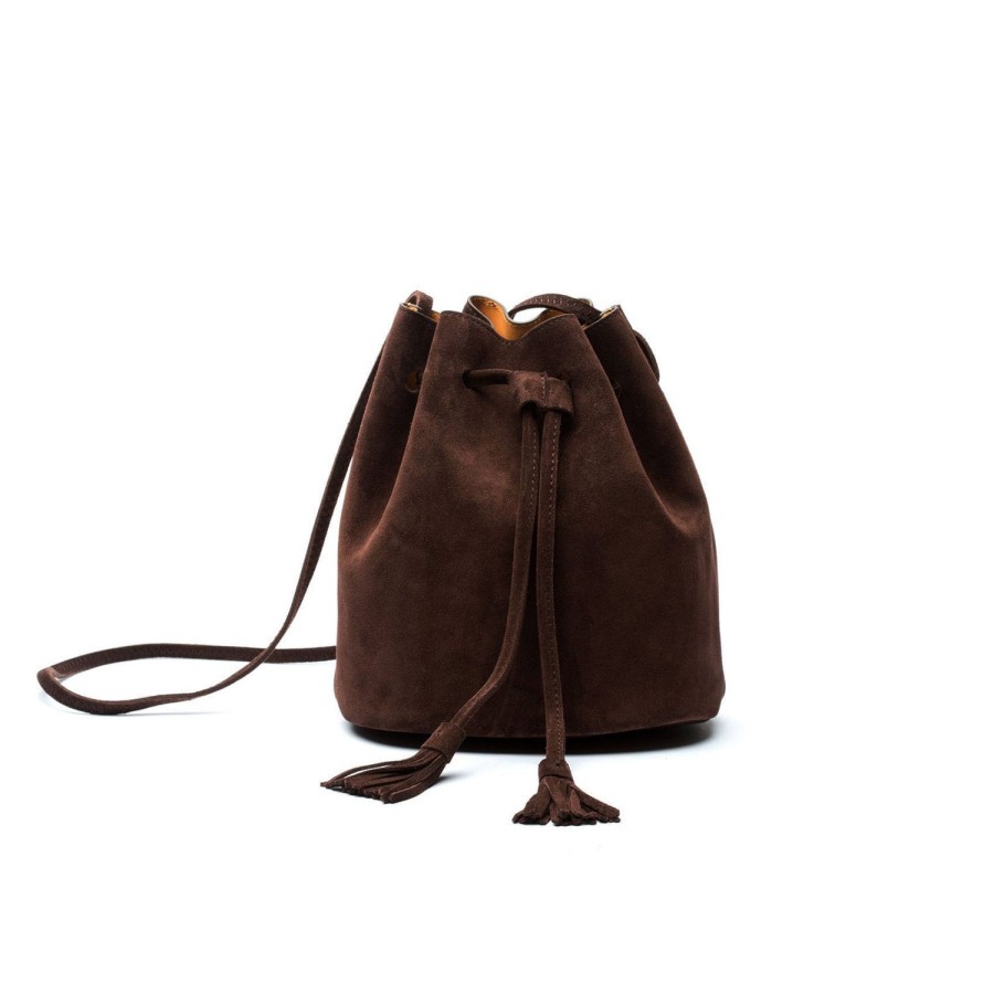 Meermin 309112 - Brown Alicante Suede | Women Handbags