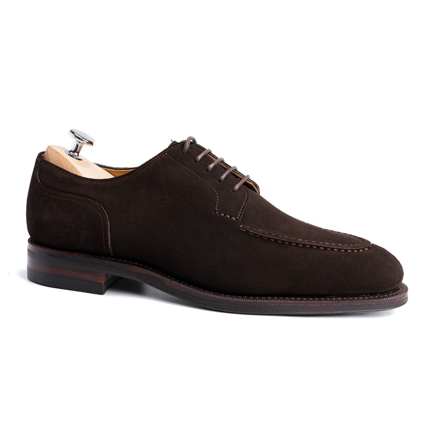 Meermin 101596 - Brown Alicante Suede - E | Men Bluchers