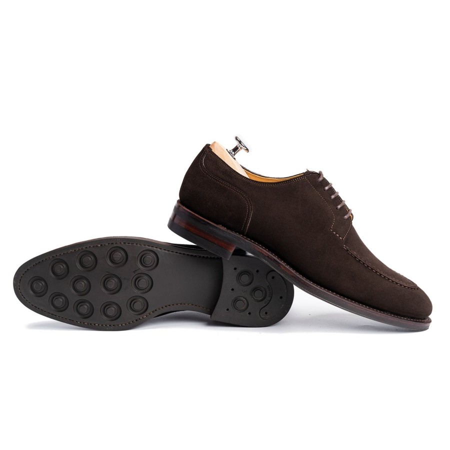 Meermin 101596 - Brown Alicante Suede - E | Men Bluchers