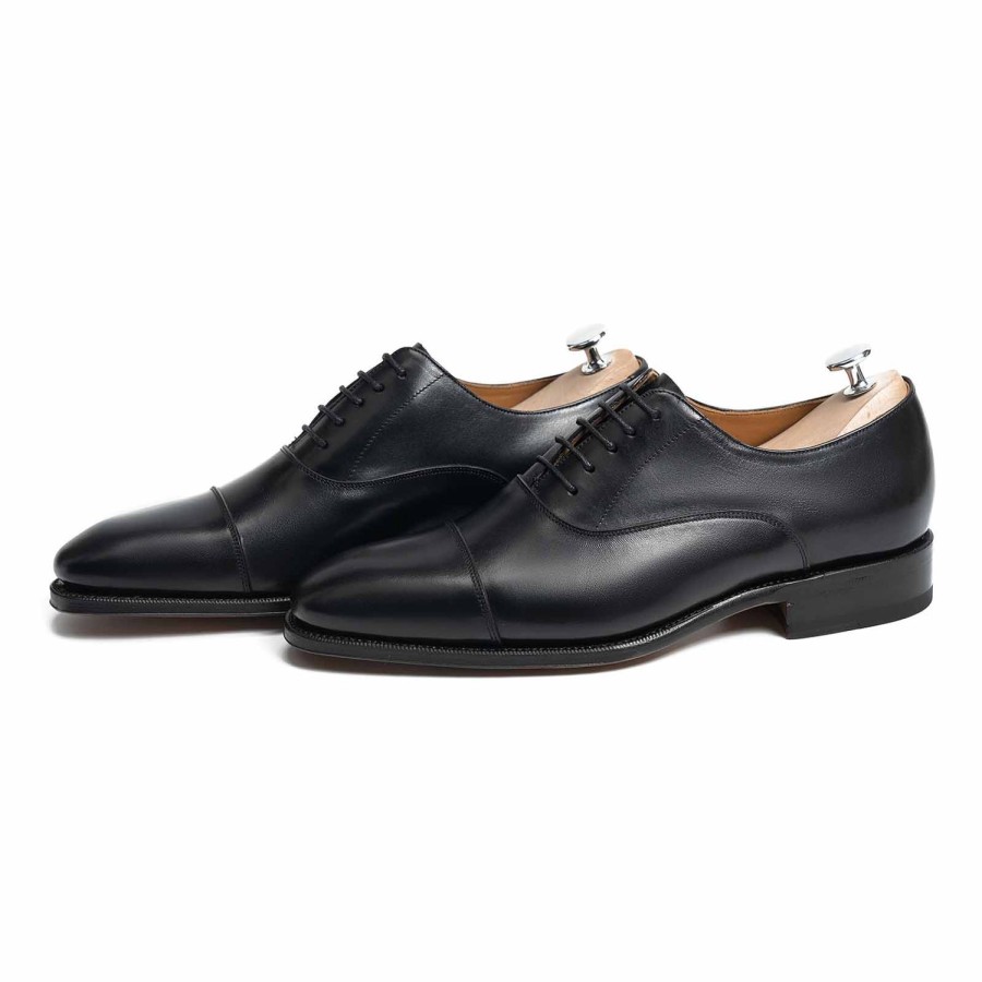 Meermin 101534 - Black Calf - E | Men Oxfords