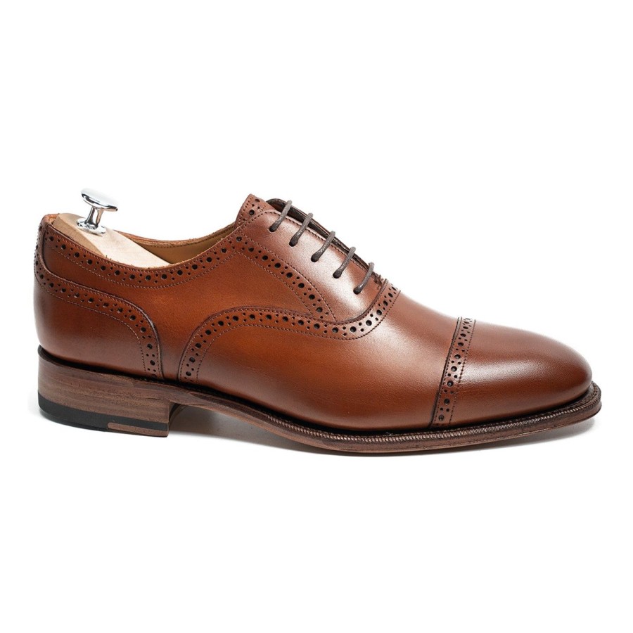 Meermin 101513 - Tan Antique Calf - E | Men Oxfords