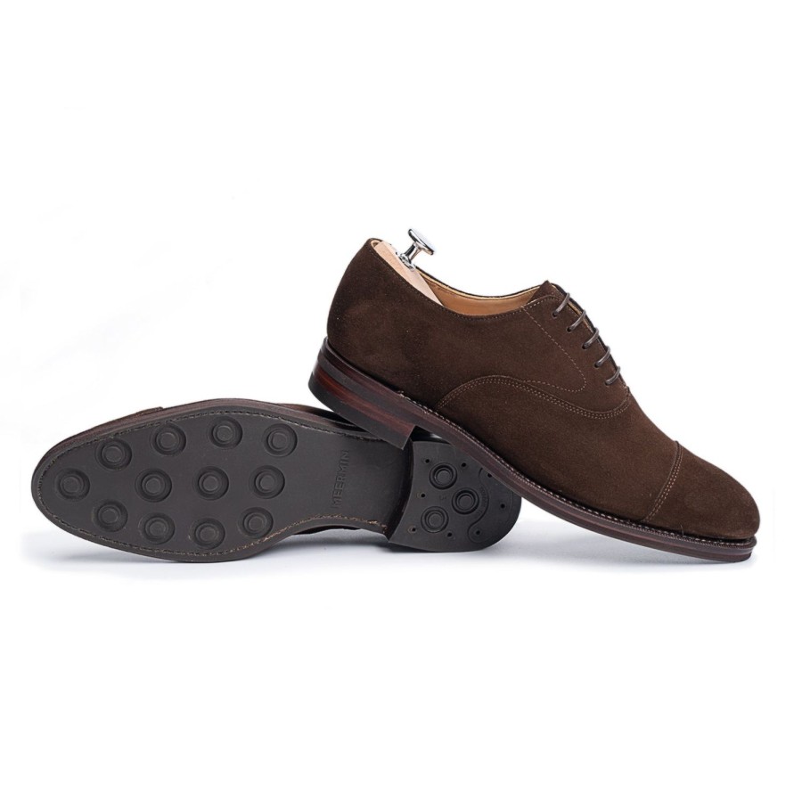 Meermin 101198 - Brown Suede - E | Men Oxfords