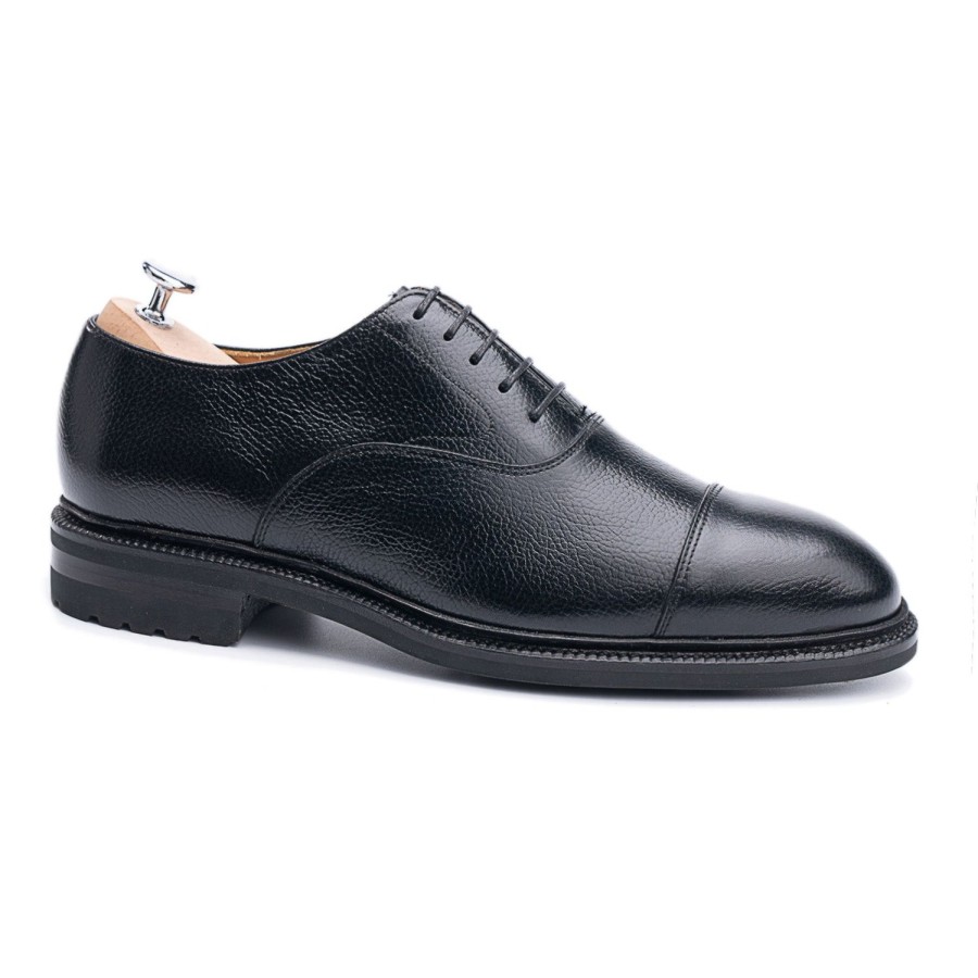 Meermin 116660 - Black Inca - E (Ultraflex System) | Men Oxfords