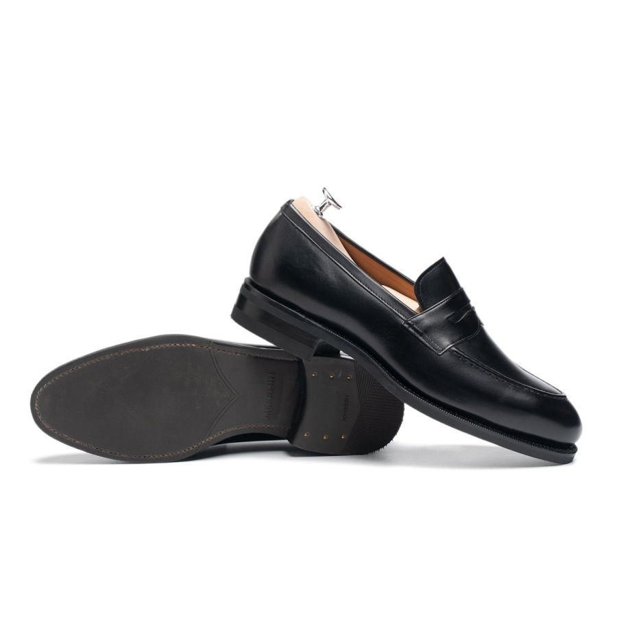 Meermin 114484 - Black Calf - E | Men Loafers