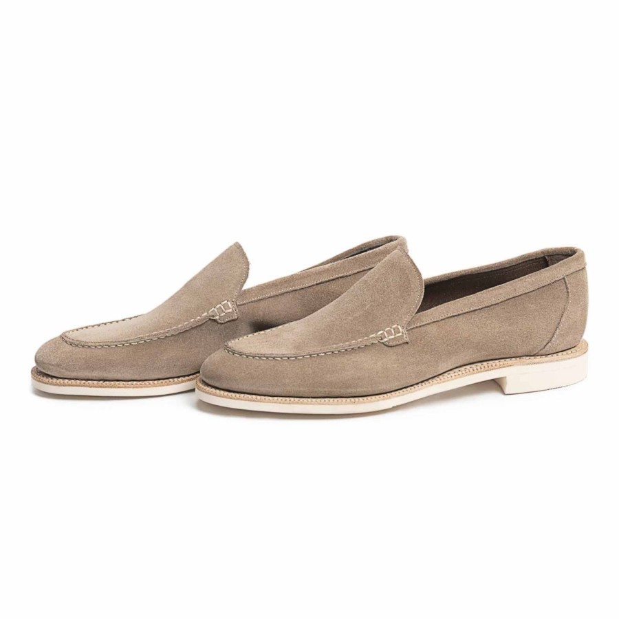 Meermin 514190 - Taupe Suede - E | Men Loafers