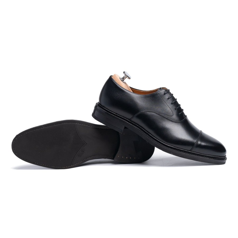 Meermin 116660 - Black Calf - E (Ultraflex System) | Men Oxfords